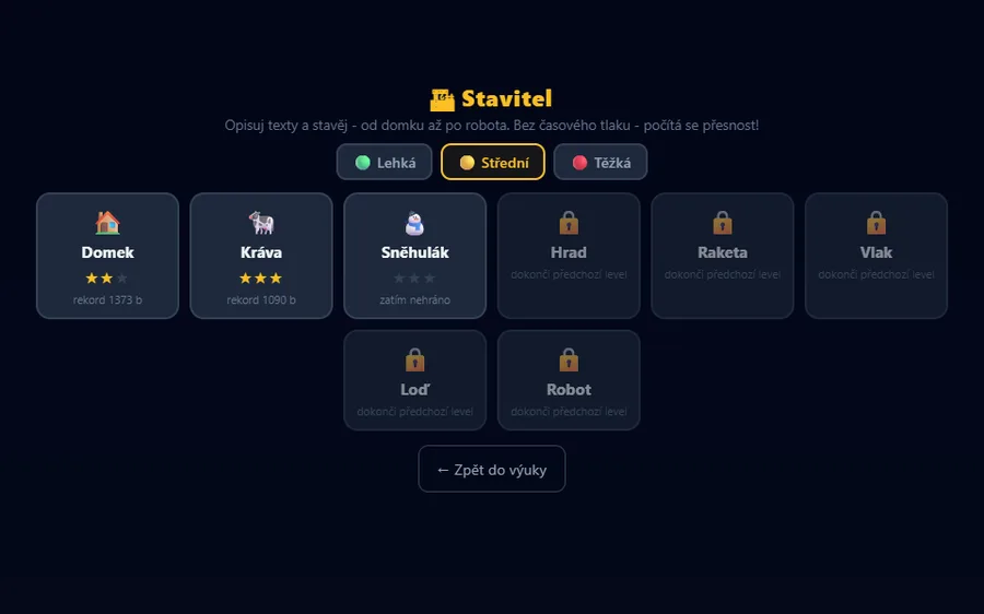 Hra Stavitel